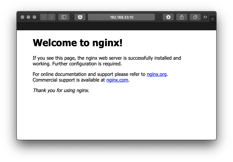 Nginx 초기 화면